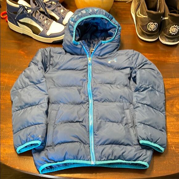 Under Armour Shiny Blue Jacket - Picture 1 of 8